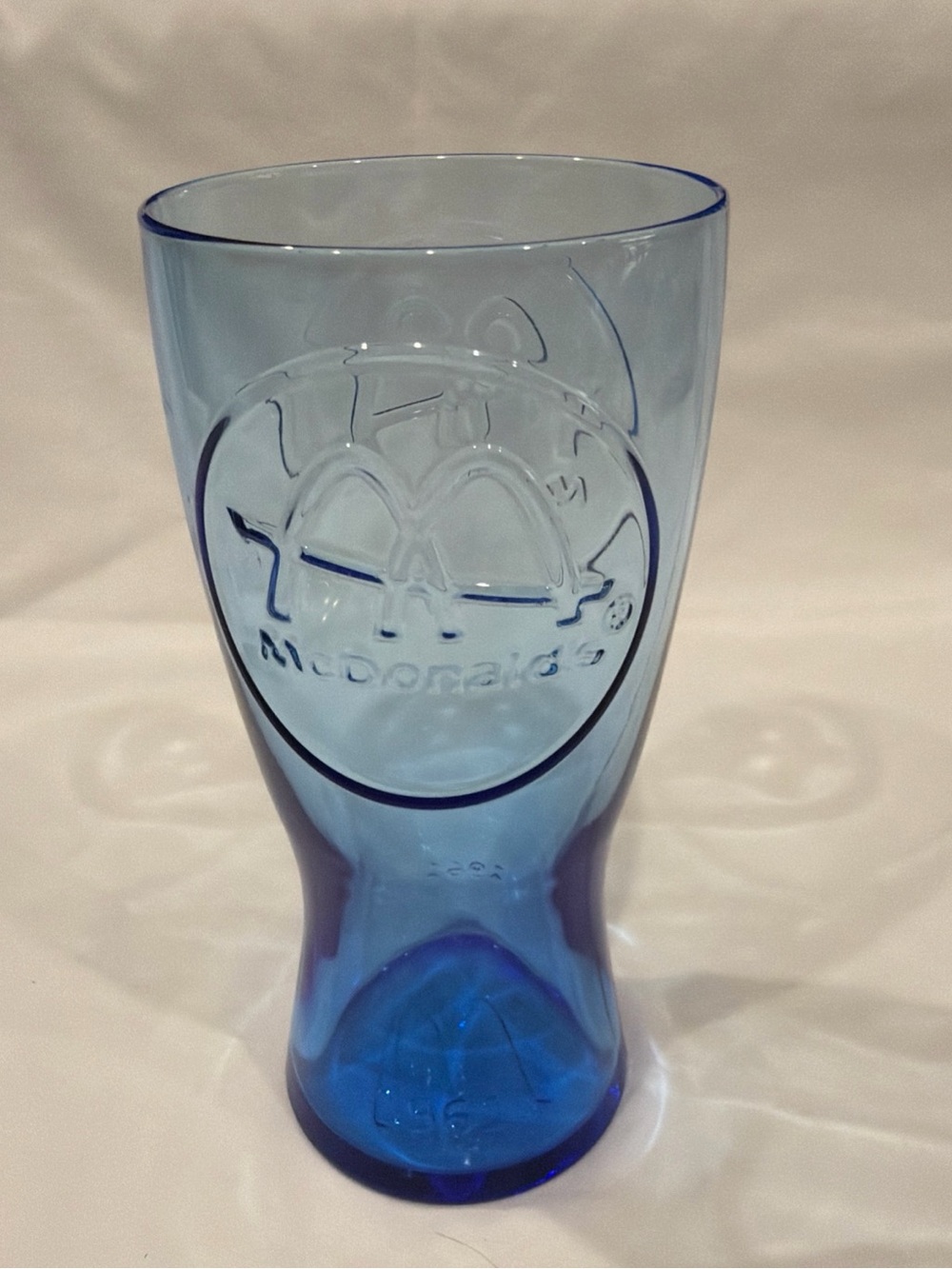 McDonald's vintage 1961 Light Blue Embossed Logo Tumbler